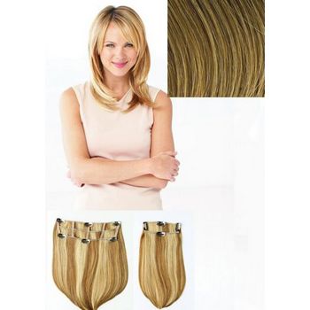 HAIRUWEAR - POP - 2 Piece Vibralite Synthetic Straight Hair Extension - Buttered Toast R1416T (1)